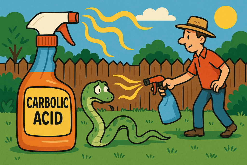 Carbolic Acid as a Snake Repellent