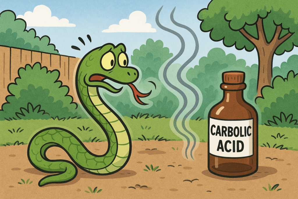 Carbolic Acid as a Snake Repellent