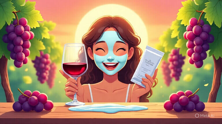 red wine benefit for skin